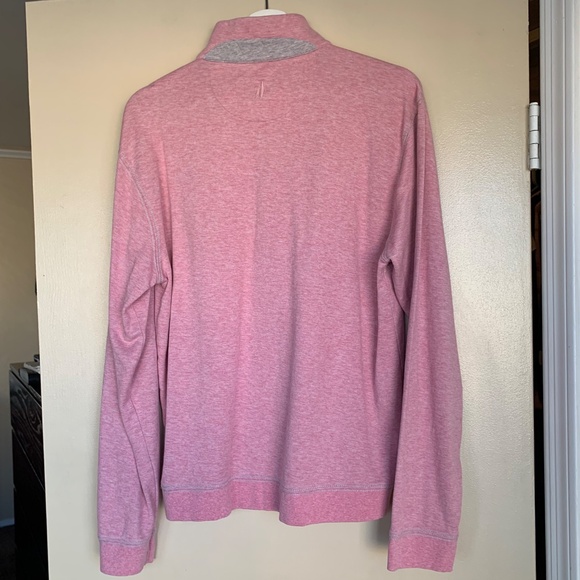 Johnny-O Men's Pink 1/4 Zip Pullover Sz.M Sporty Athletic Preppy Casual Shirt - Picture 11 of 12